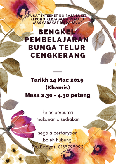 BengkelPembelajaranBungaTelurCengkerang2019